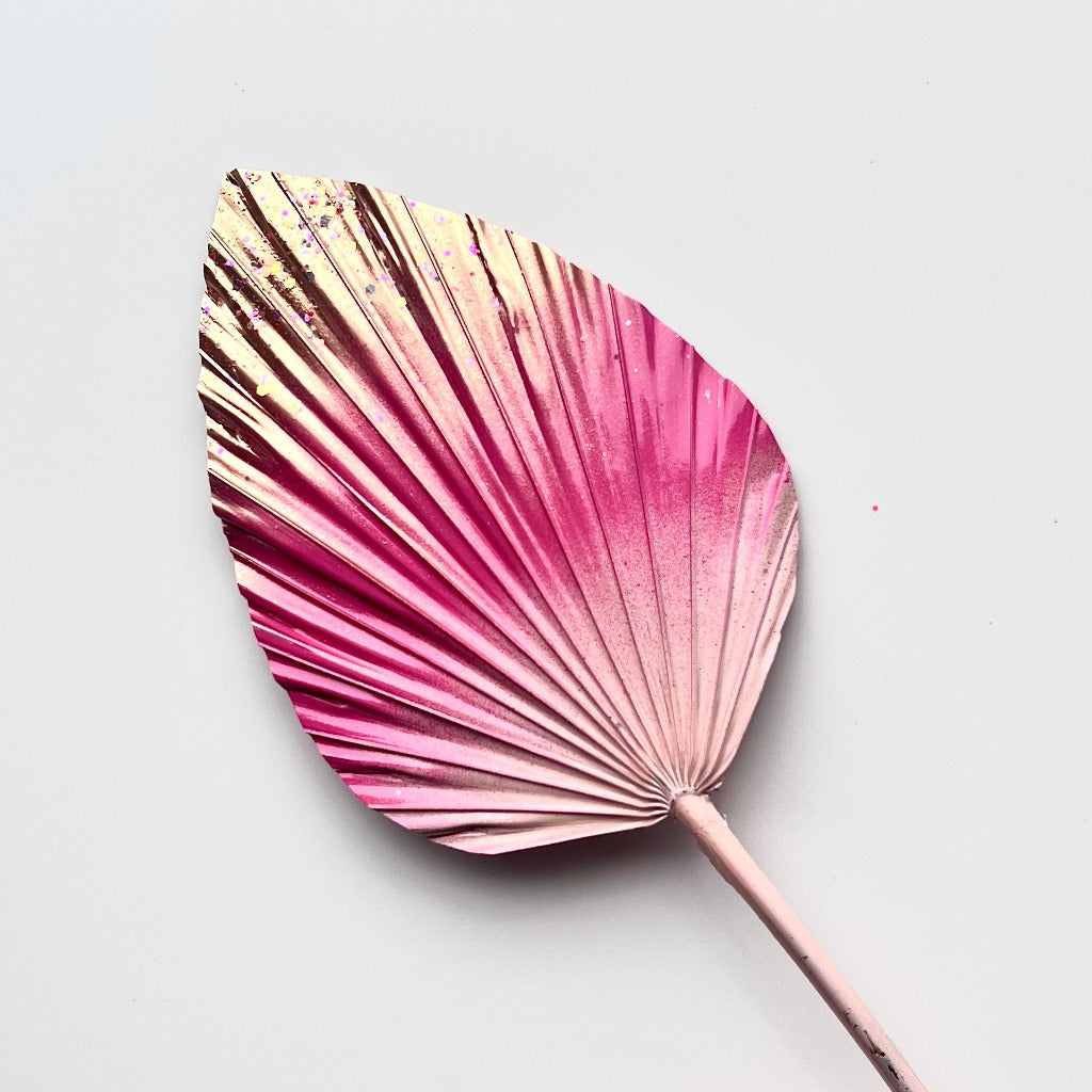 Dried Flower Arrangement for Cake Toppers - Golden Pink Paradise