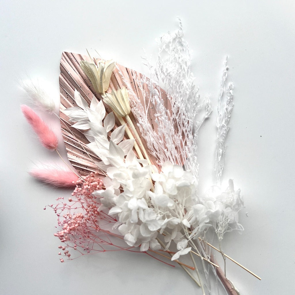 Dried Flower Arrangement for Cake Toppers - Pink Bliss
