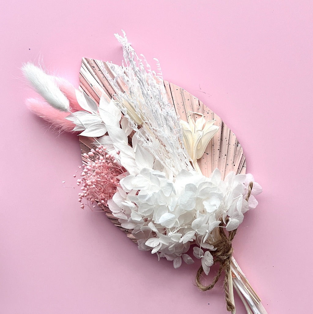 Dried Flower Arrangement for Cake Toppers - Pink Bliss