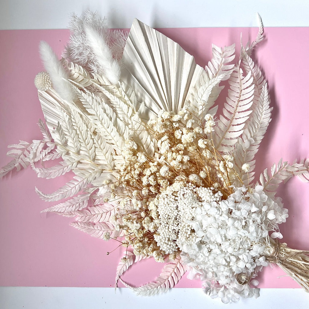 Dried Flower Arrangement for Cake Toppers - Wedding Bells