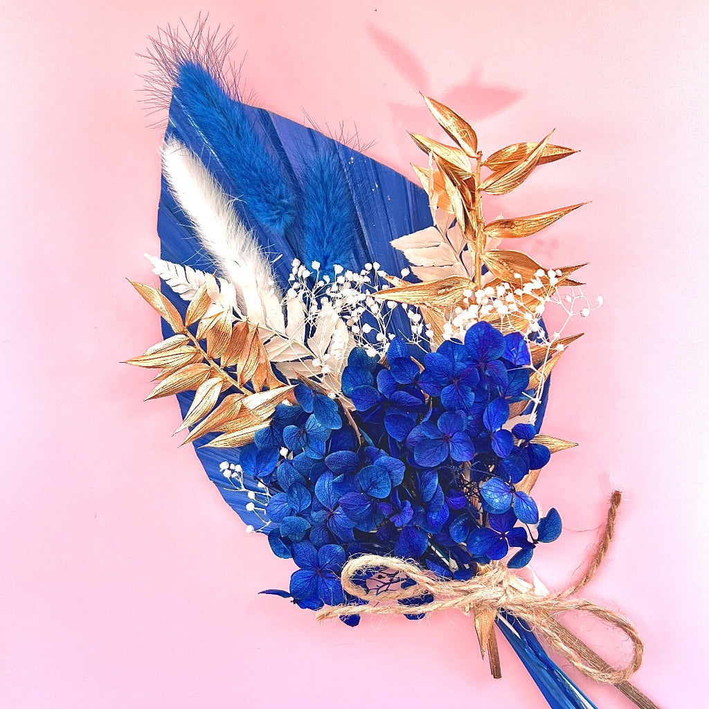 Dried Flower Arrangement for Cake Toppers - Nightfall