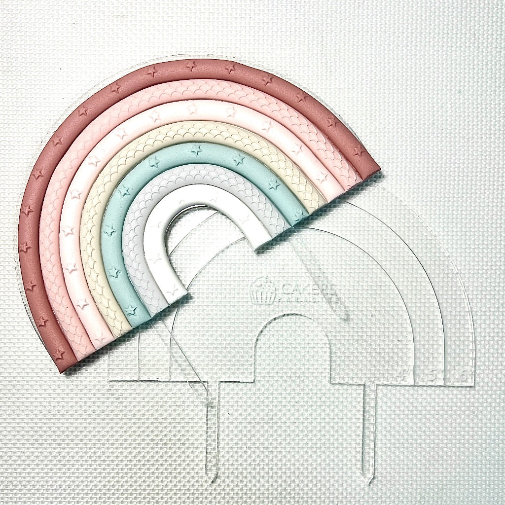 Acrylic Rainbow Cake Topper Guide | Cakers Paradise – Cakers Paradise