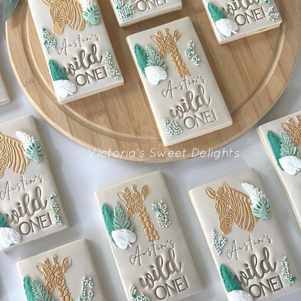 Cookie Stamp Debosser - Safari Animal Giraffe