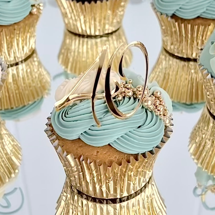 Acrylic Cupcake Topper Charms 40 Cakers Paradise Cakers Paradise