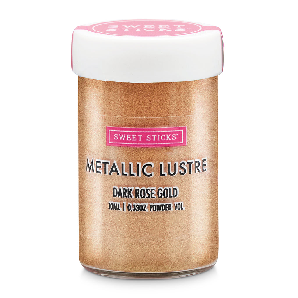 Sweet Sticks Edible Art Lustre Dust 4g - Dark Rose Gold