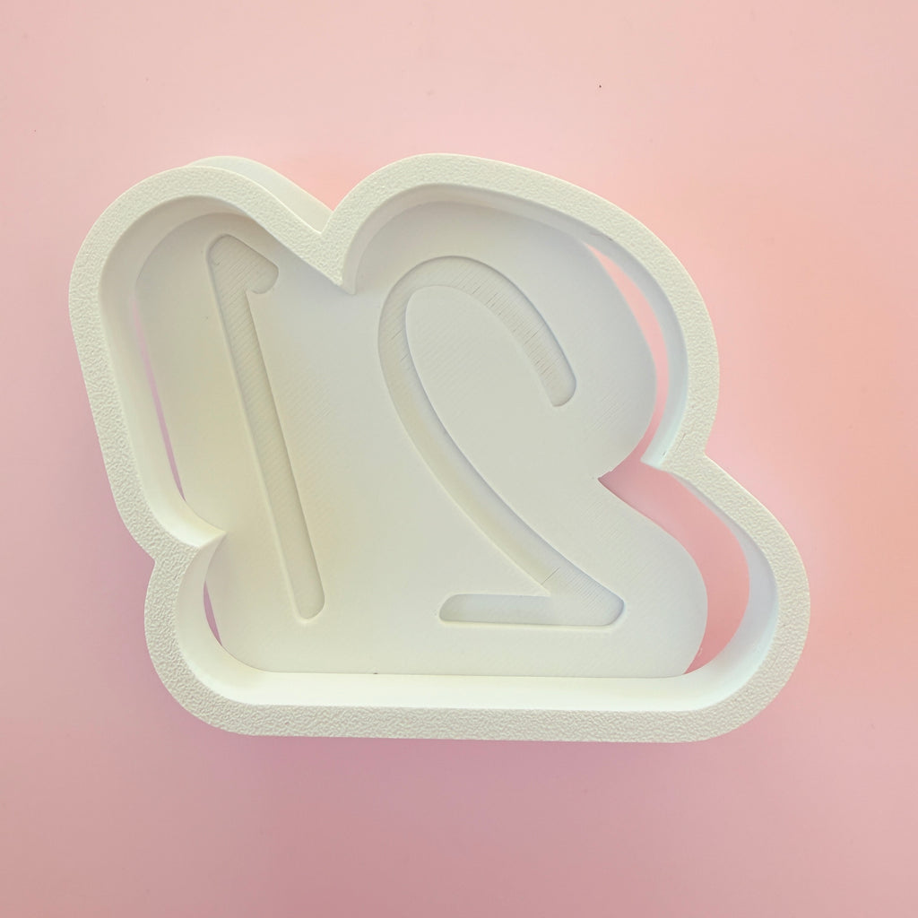 Plastic Cookie Cutter + Cookie Stamp - 21