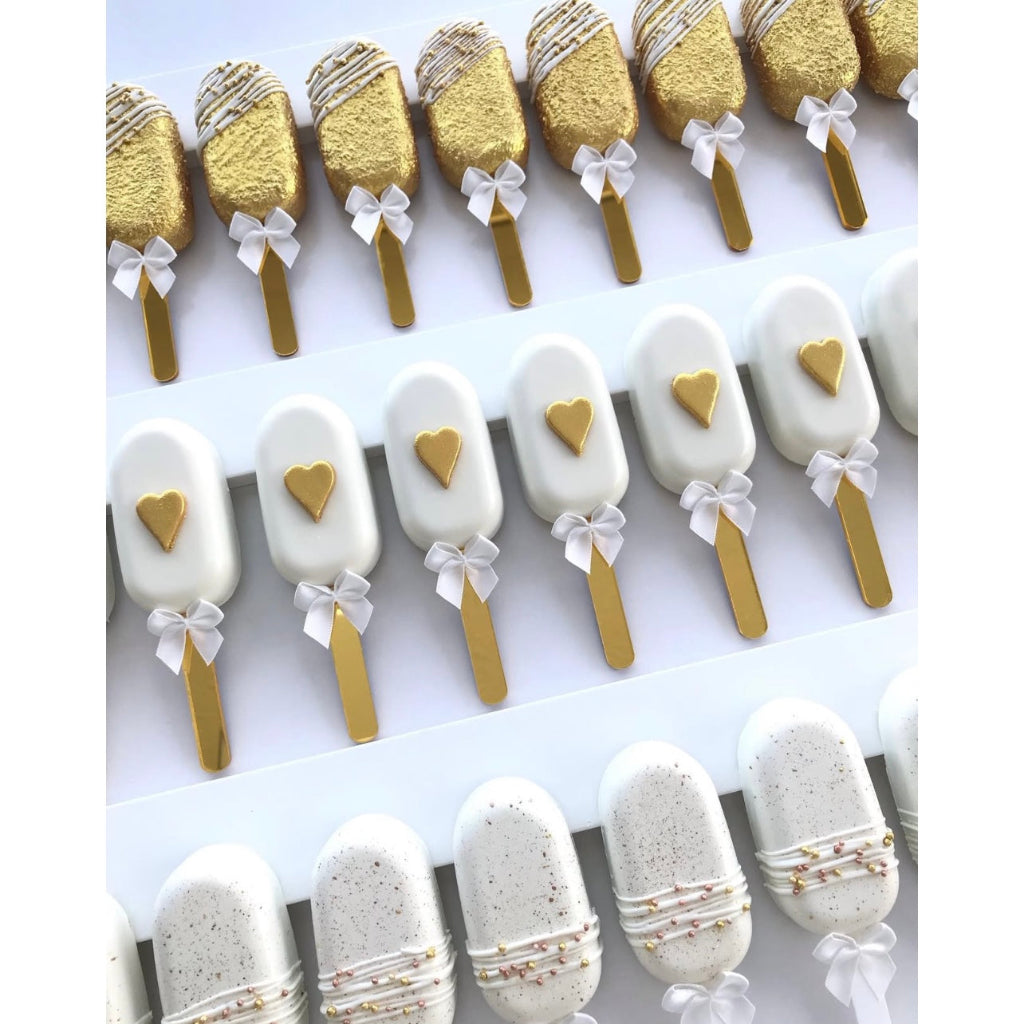 Popsicle - Ice Cream Sticks - Gold Mirror