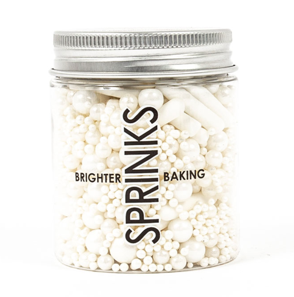 Edible Sprinkles Bubble and Bounce - White