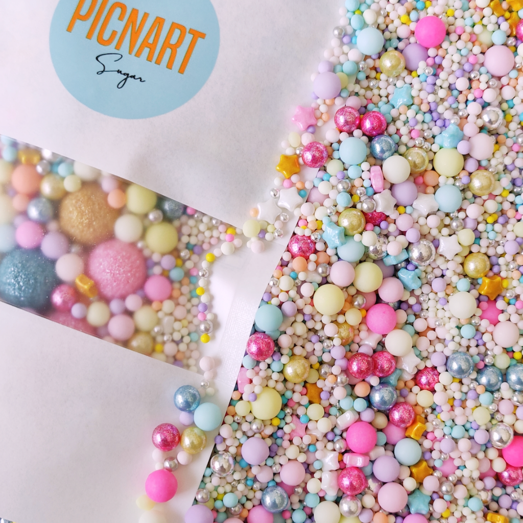 Edible Sprinkles by PICNART Sugar - Glam Gal Fiesta 120g