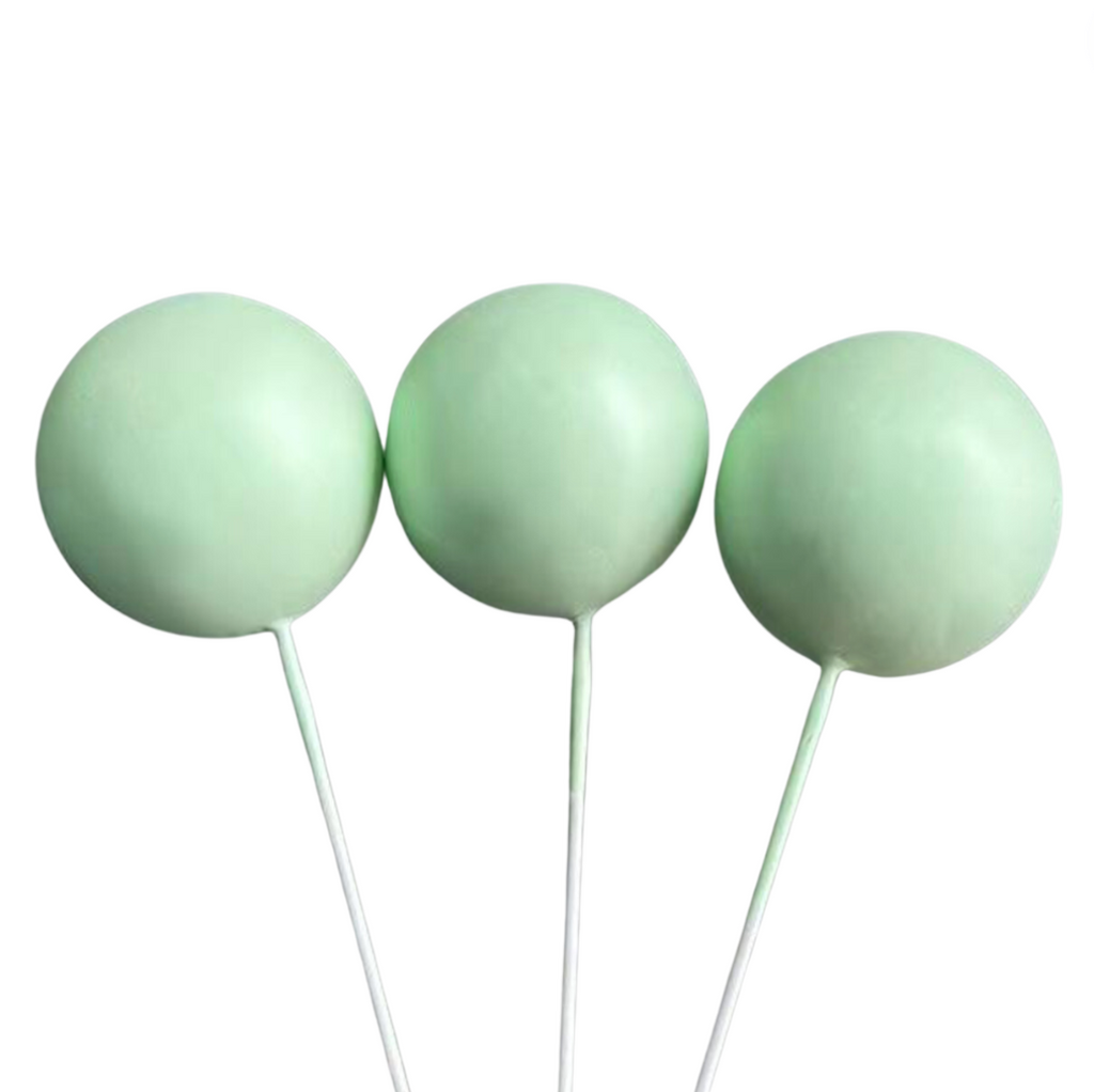 Cake Balls 12pc Mixed Sizes - Matte Mint Green