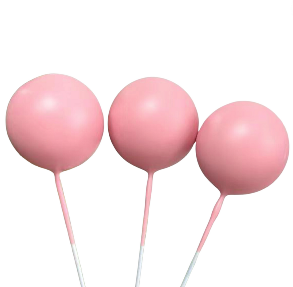 Cake Balls 12pc Mixed Sizes - Matte Light Pink