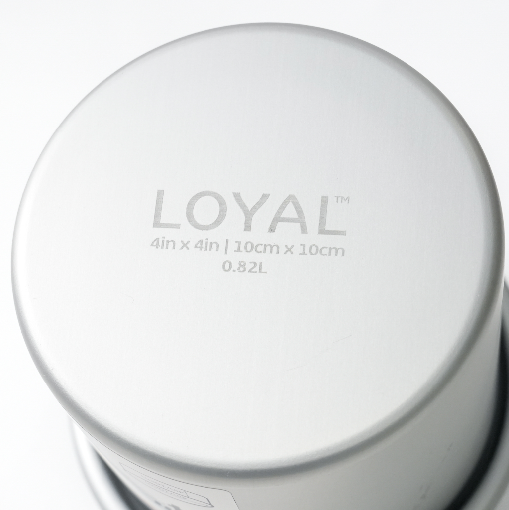 Loyal Elite Anodised Cake Tin 4" Deep Round - 4"