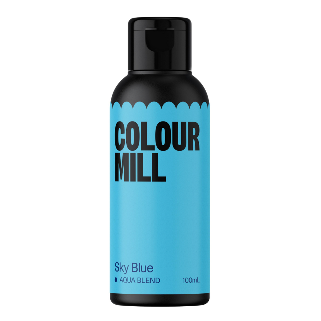 Colour Mill Aqua Blend Food Colouring 100ml - Sky Blue