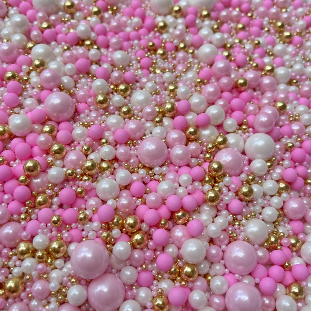 Buy Gold Mini Pearl Bead Sprinkles | Krazy Sprinkles | Bakell 1 lb