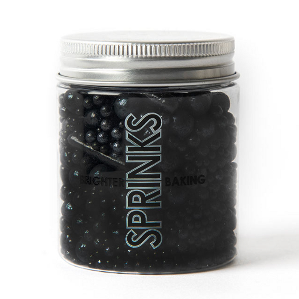 Edible Sprinkles Bubble and Bounce - Black