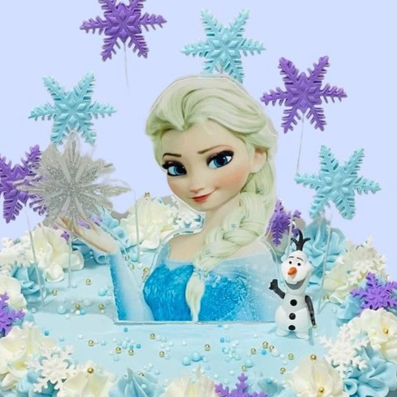 Acrylic Birthday Cake Topper - Frozen Elsa