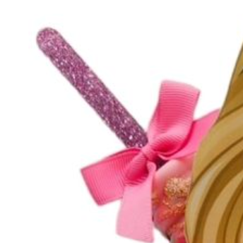 Popsicle - Ice Cream Sticks - Glitter Pink Acrylic