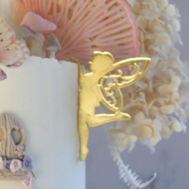 Acrylic Cake Topper Charms - Fairies 4pc
