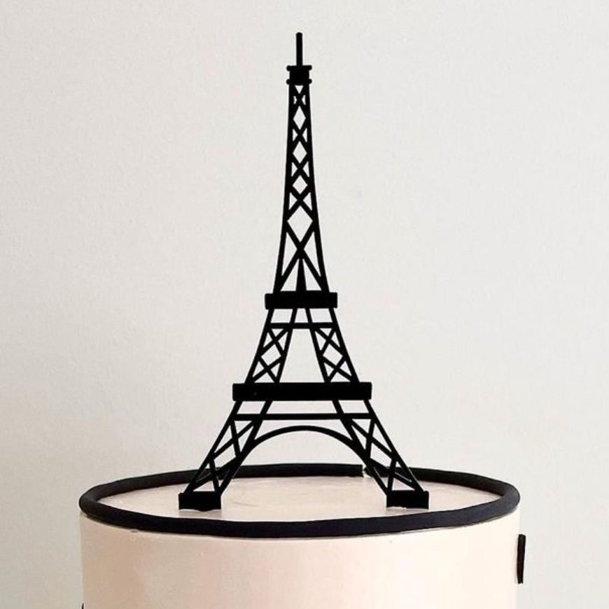 Cake Topper - Eiffel Tower