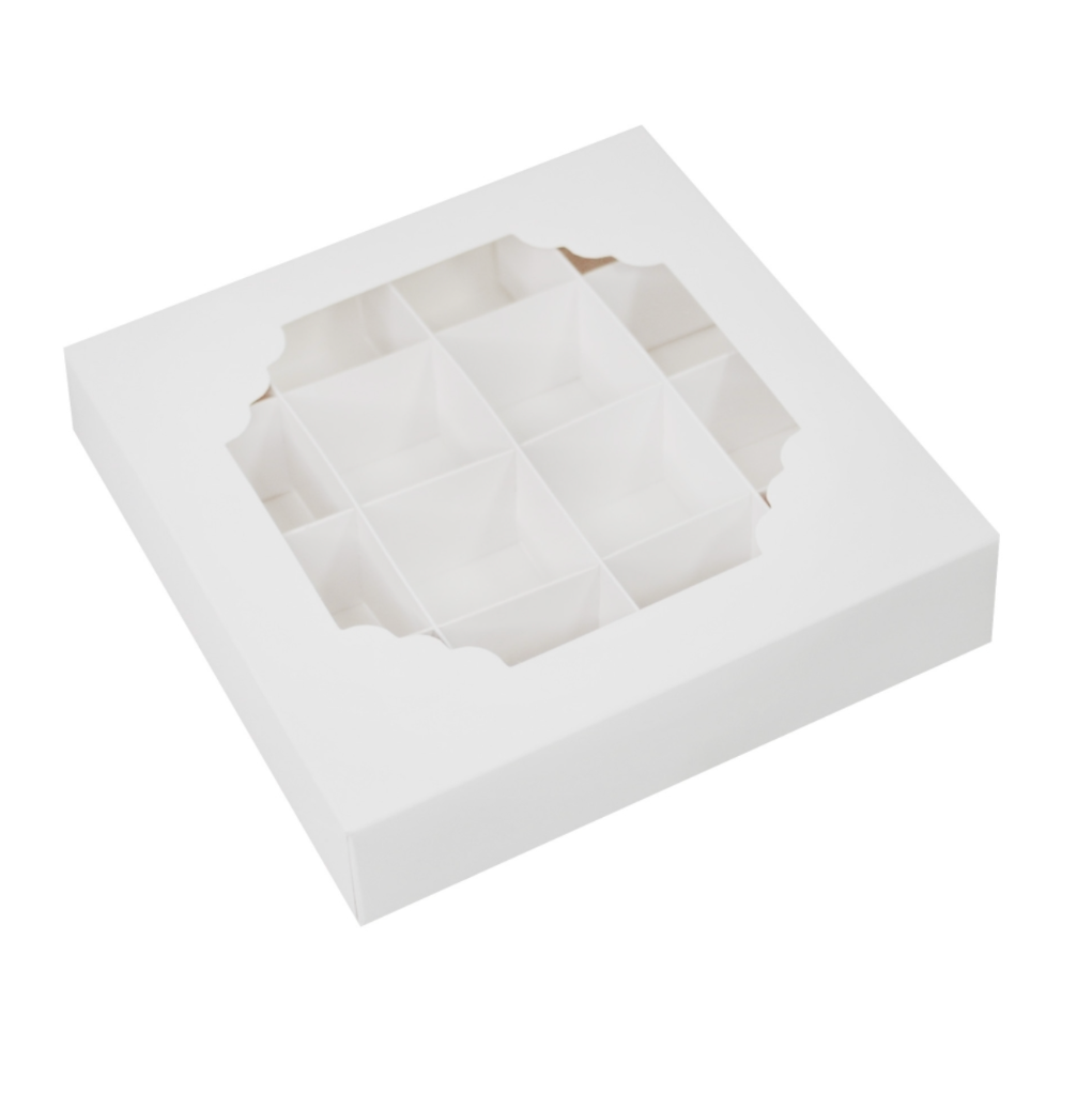 Treat Box with Window - 16 Cavities 5 Pack