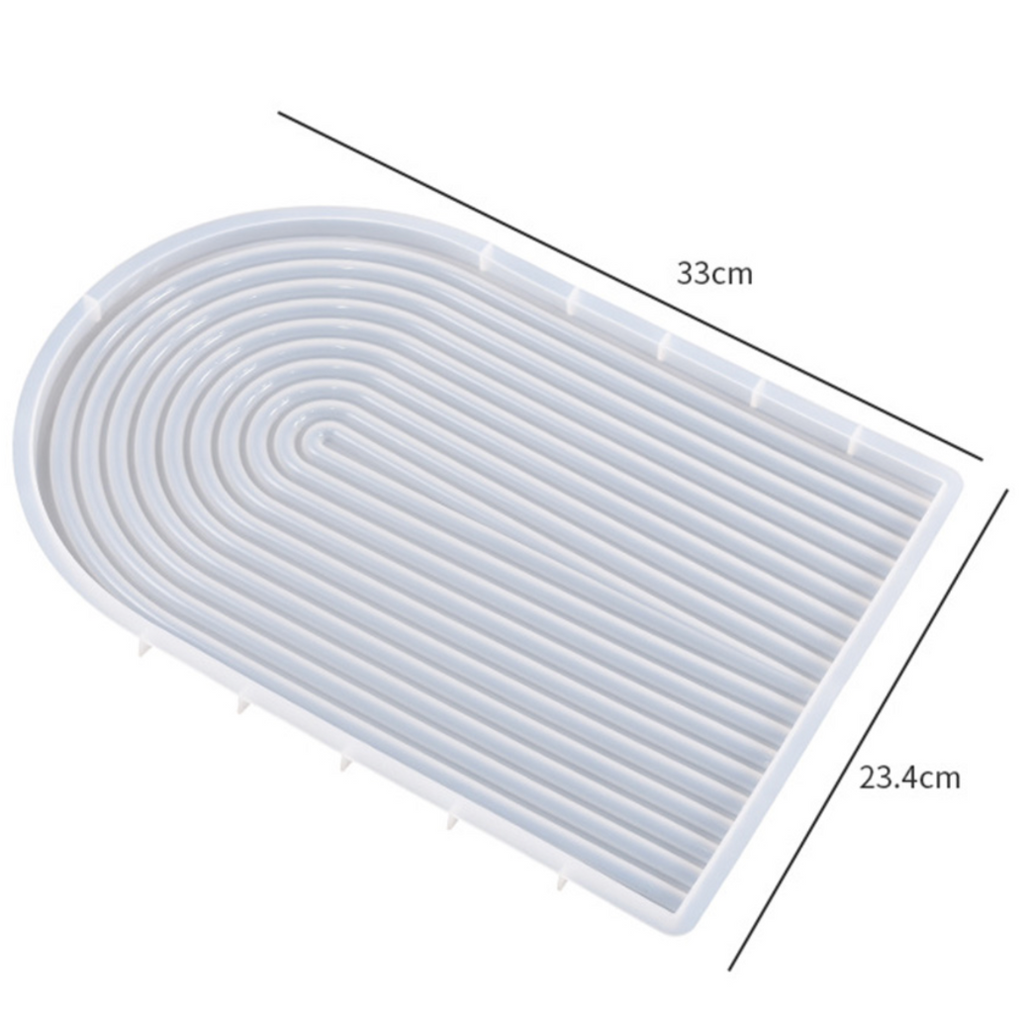 Long Arch Tray Large Silicone Mould