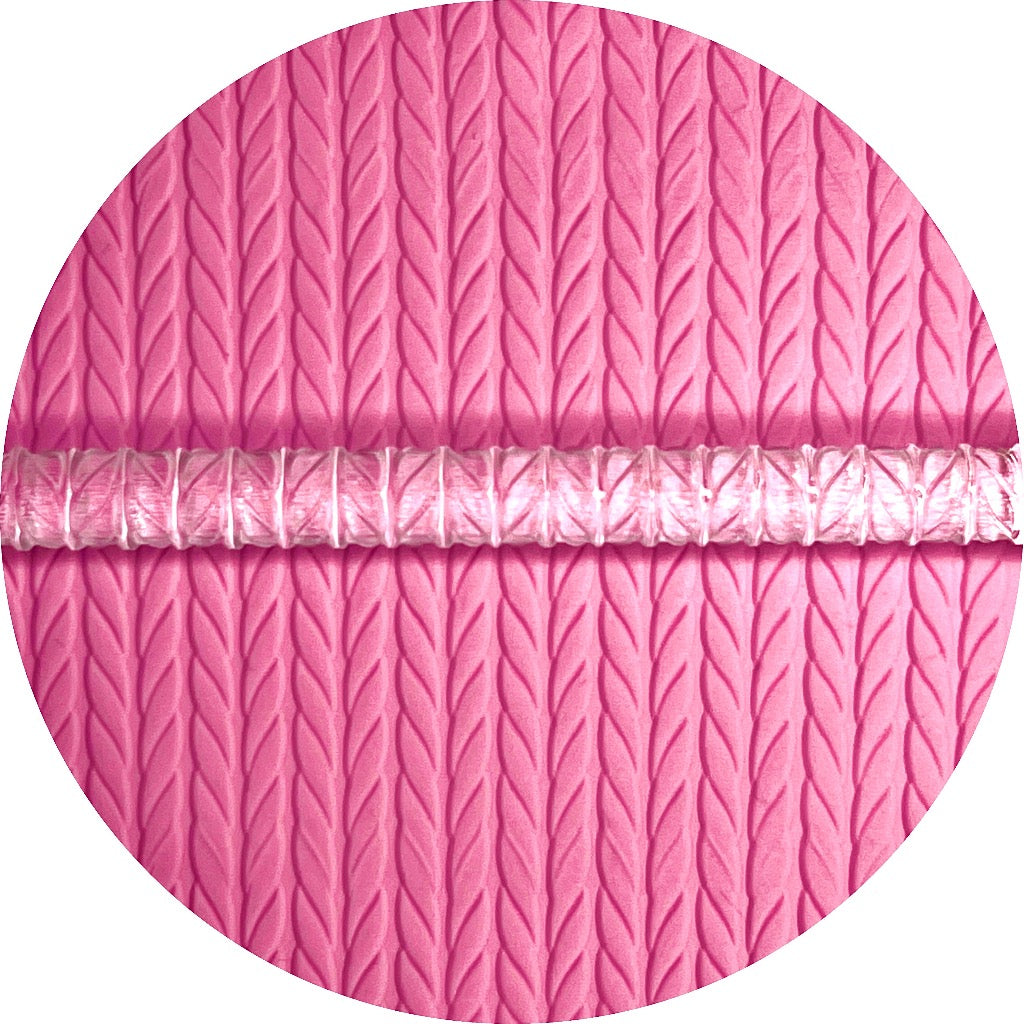 Acrylic Embossed Rolling Pin - Ropes