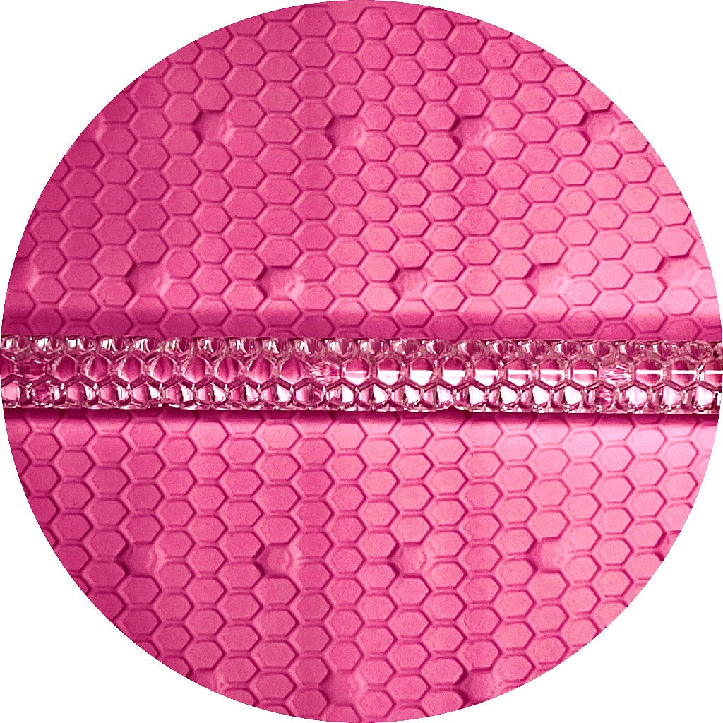 Acrylic Embossed Rolling Pin - Honeycomb