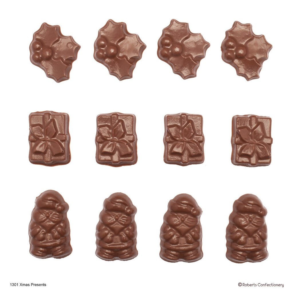 roberts edible craft confectionery chocolate mould plastic christmas ornaments