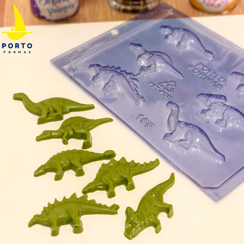 plastic chocolate mould assorted dinosaur