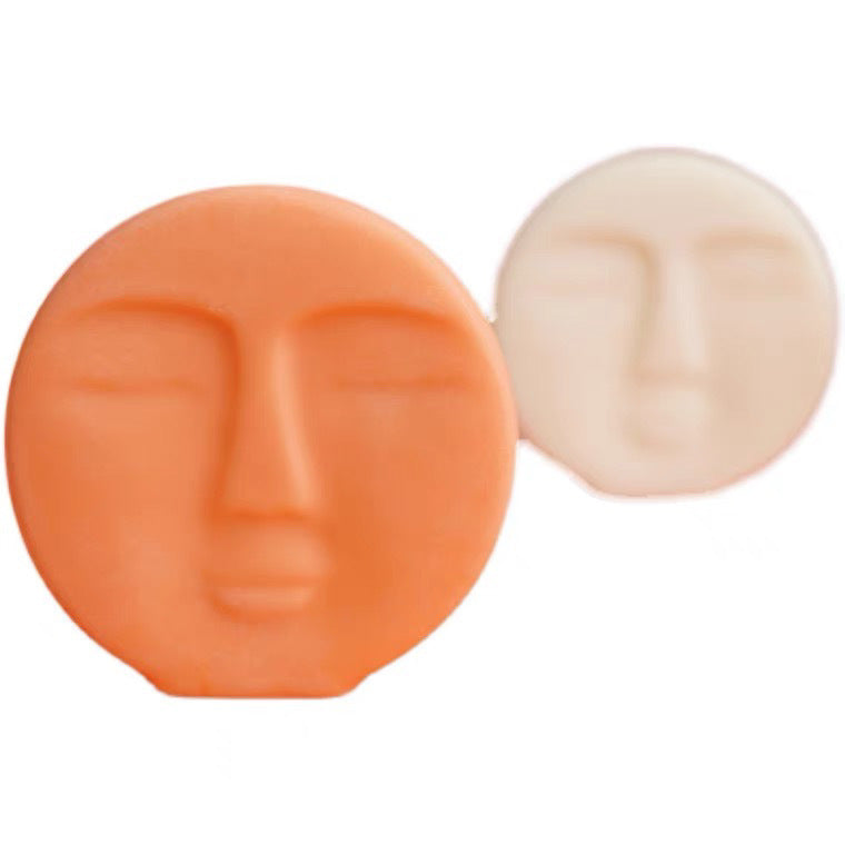 large moon face silicone mould