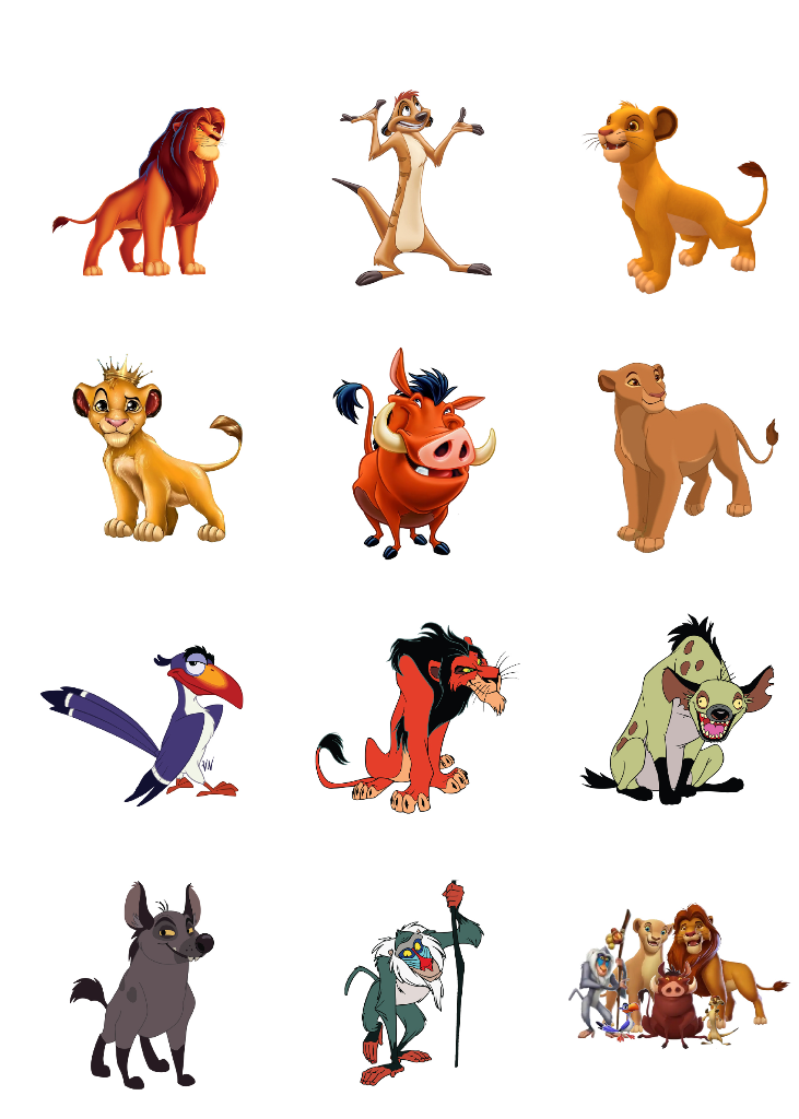 2.5" Cupcake Edible Icing Image - Baby Lion