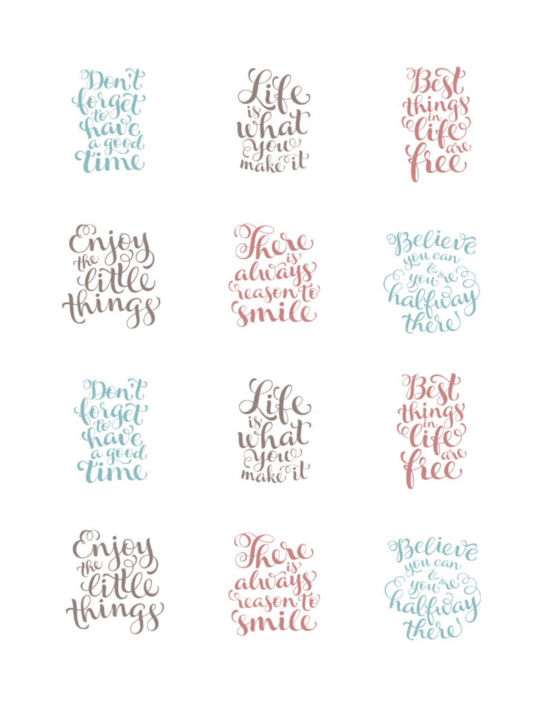 Edible Icing Cupcake Cake Topper Image inspirational quotes