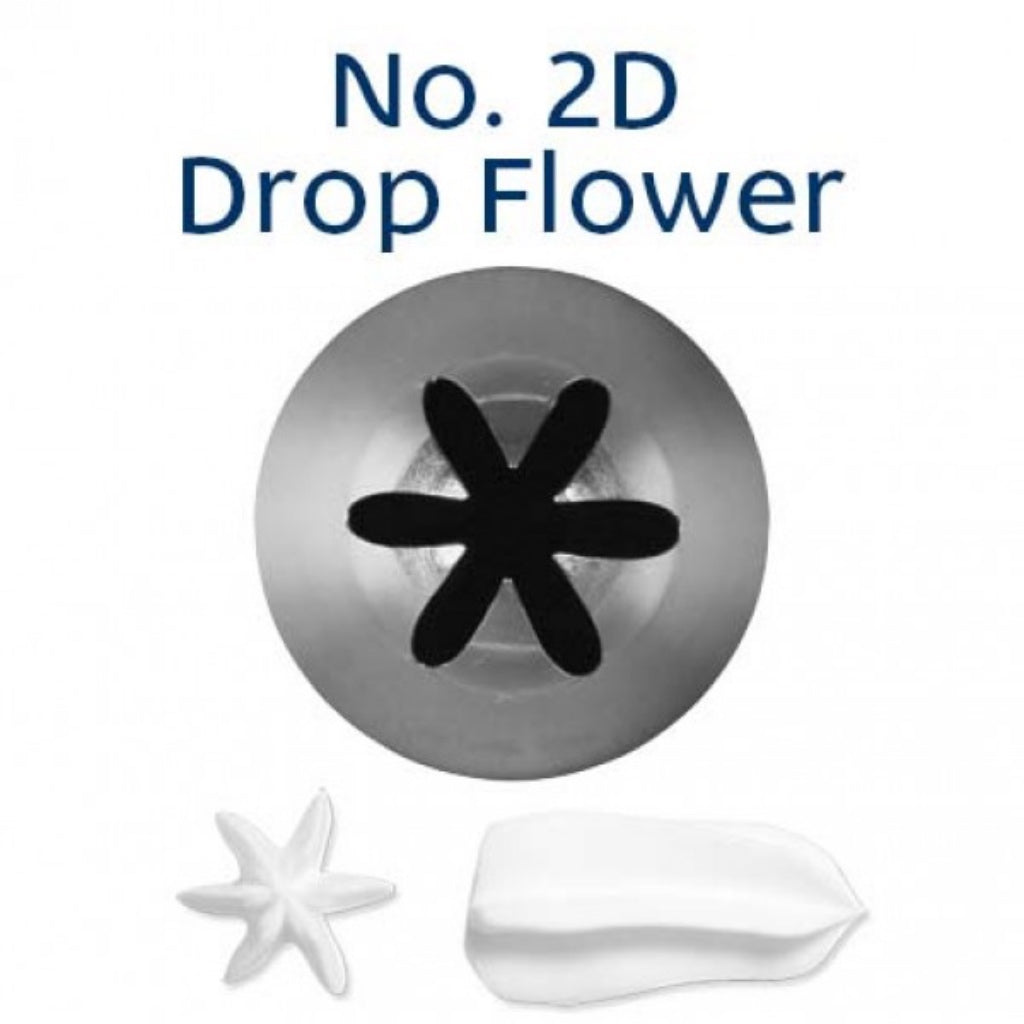 2D drop flower piping nozzle loyal piping tip