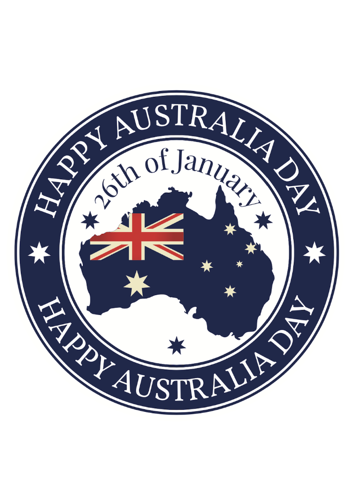 Edible Icing Cake Topper Image Australia Day 8"