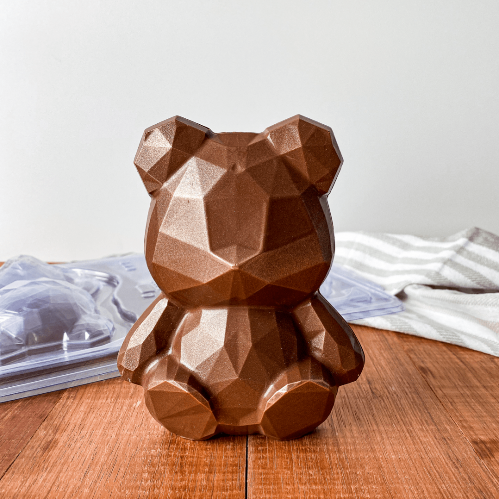 BWB plastic chocolate mould cute geo bear