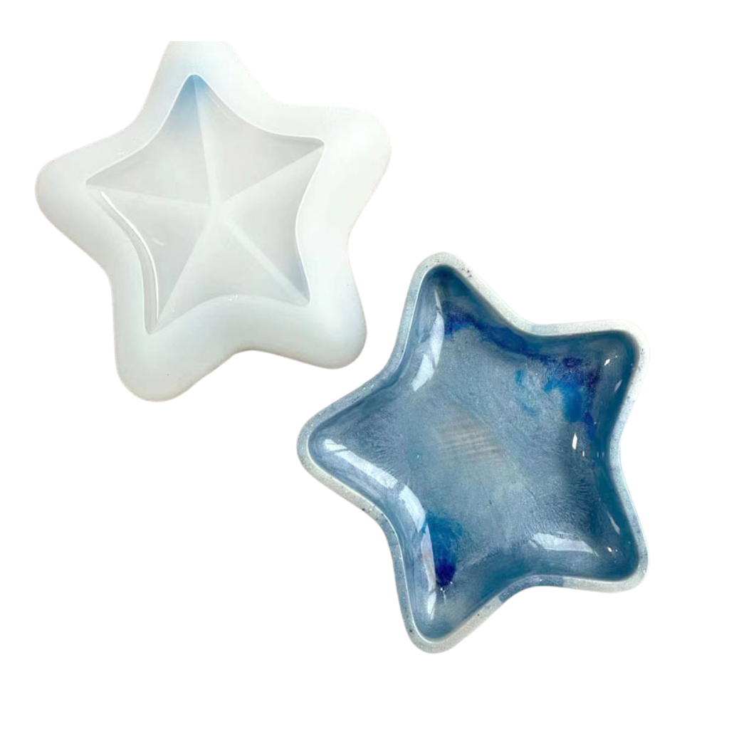 large clam conch seastar shell silicone cake mould