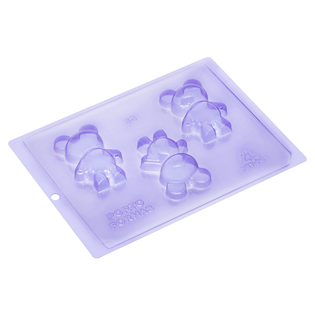 small plastic chocolate bear mould
