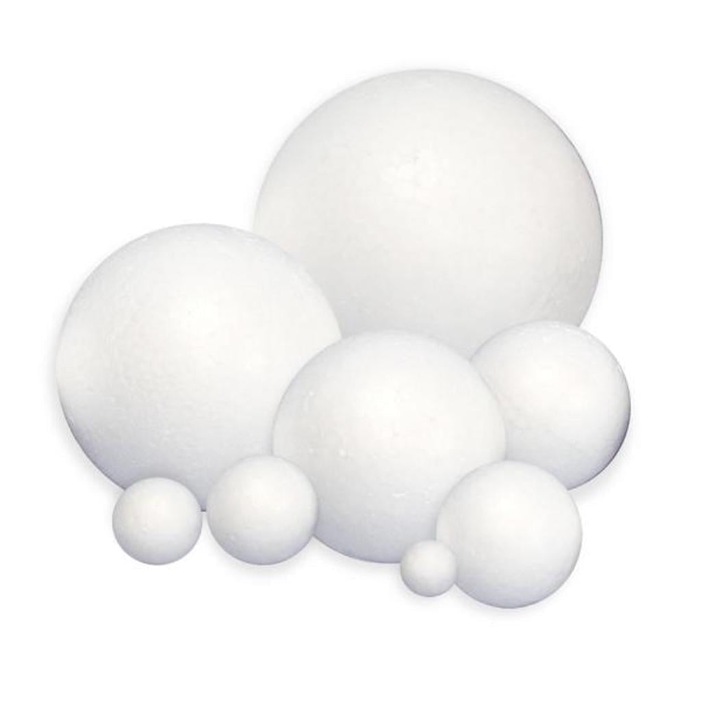 Styrofoam polystyrene foam balls for cake decorating