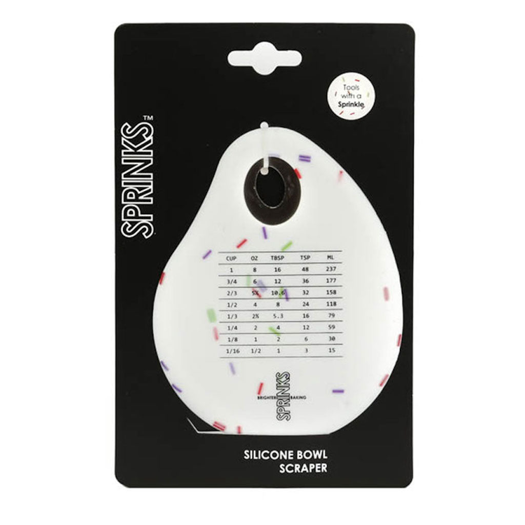 sprinks silicone bowl scraper with measuring guide