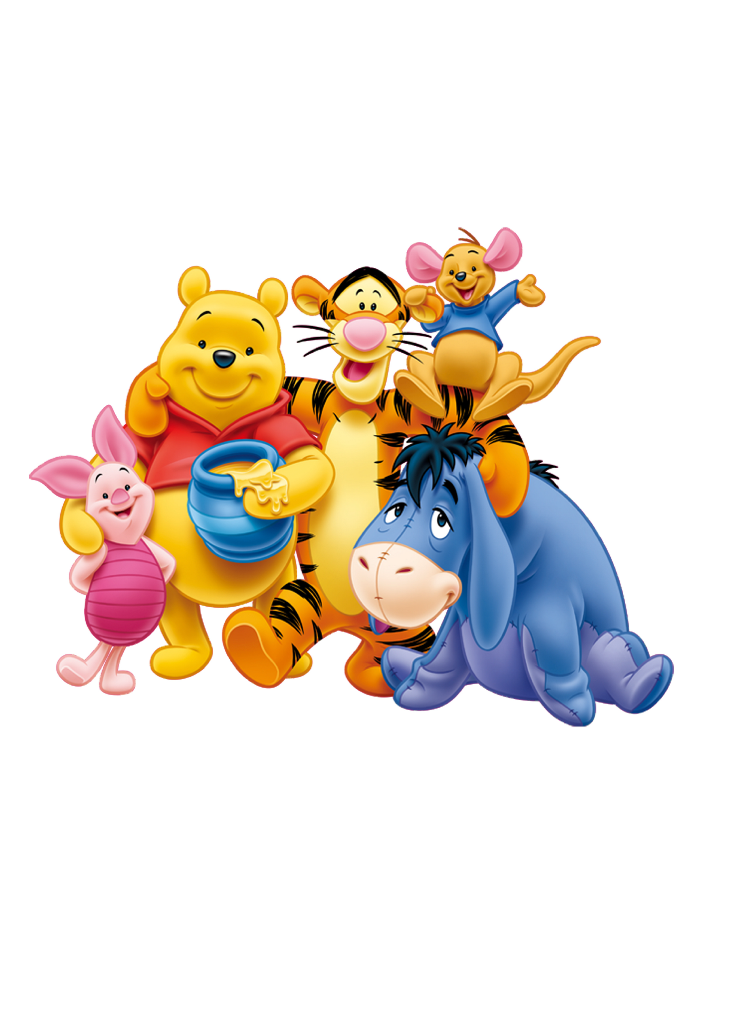 8" Cupcake Edible Icing Image - Bear With Friends