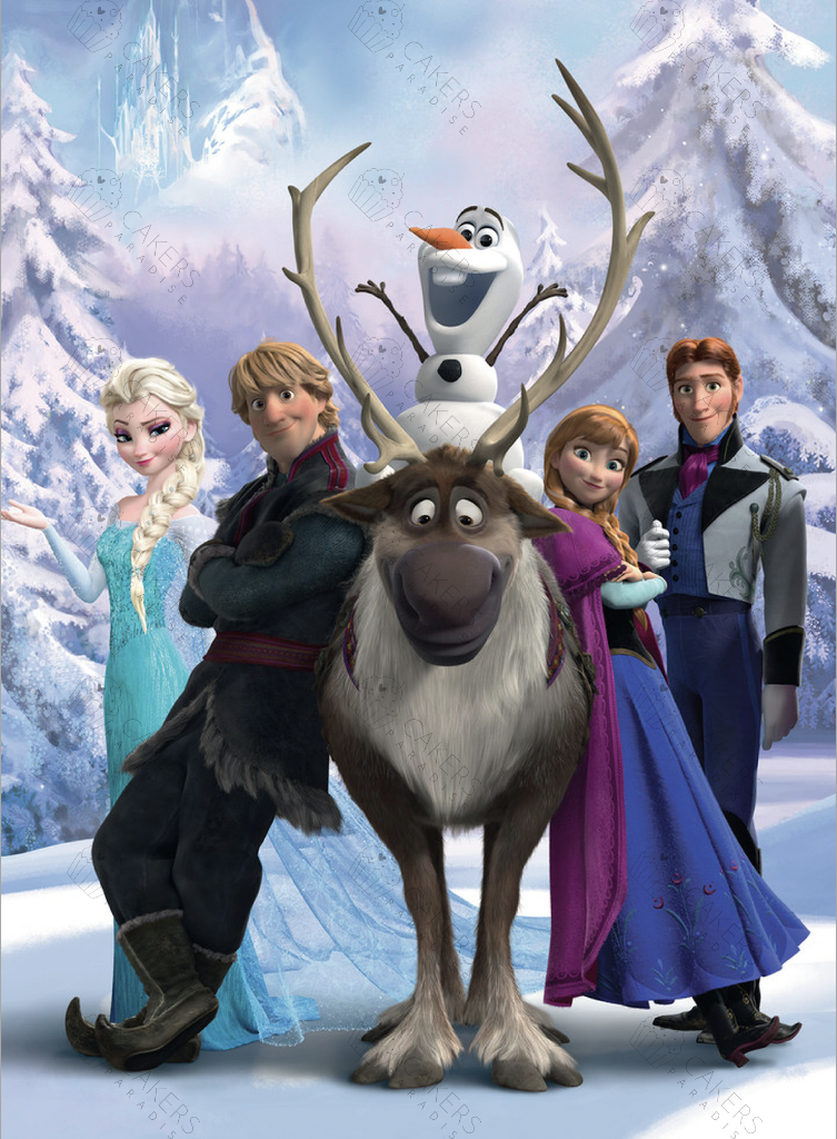 A4 Edible Icing Image - Snow Queen