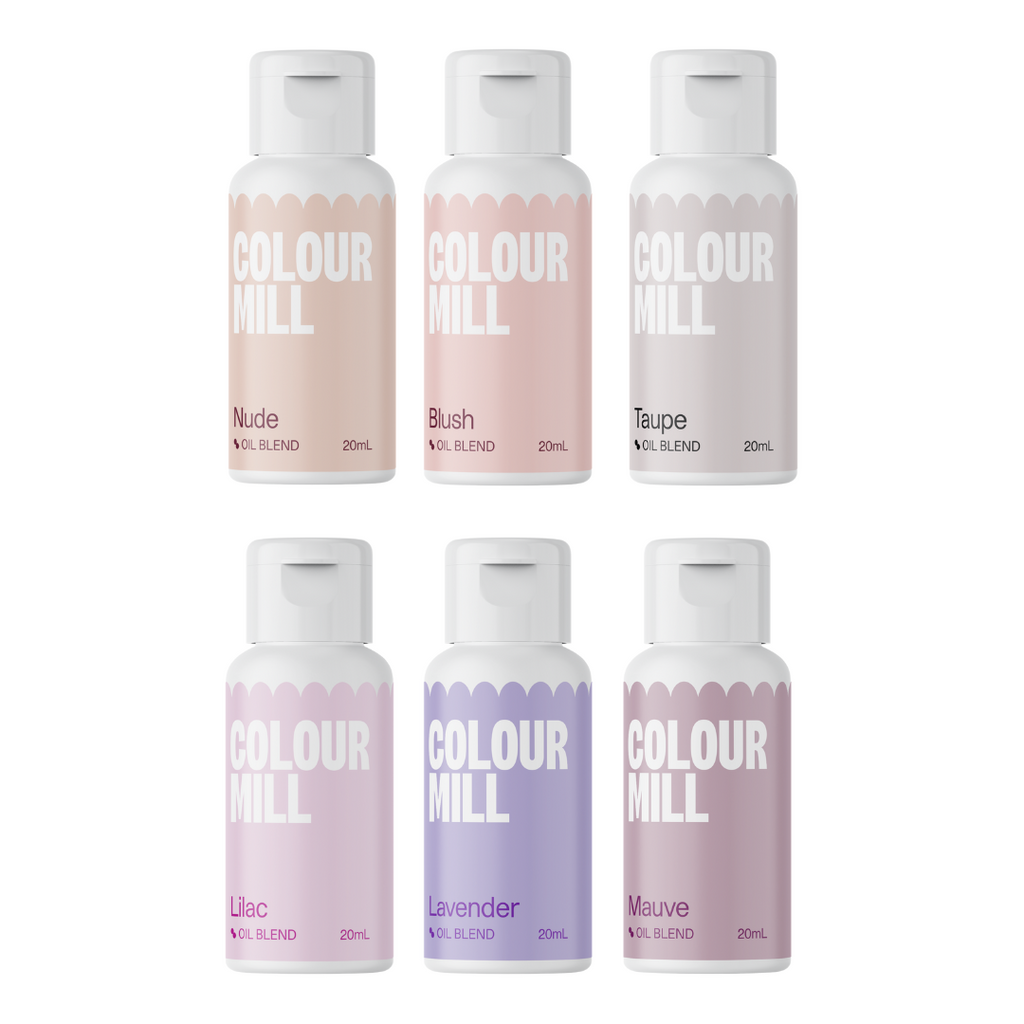 Colour Mill Oil Based Food Colouring 20ml 6 Pack - Bridal