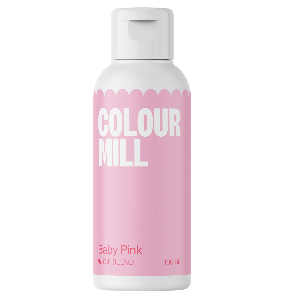 Colour mill oil based food colouring - baby pink 100ml
