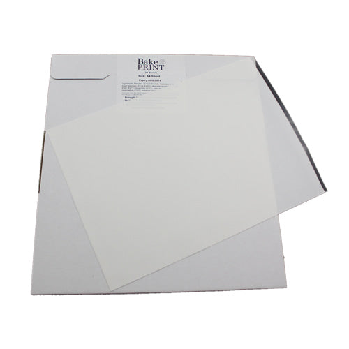 Bake print blank white edible icing sheet A4 sheet