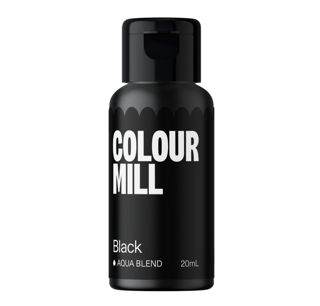 Colour mill oil based food colouring black 20ml