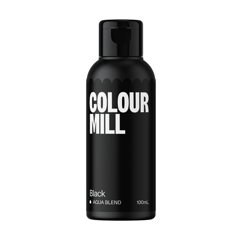 Colour mill oil based food colouring black 100ml