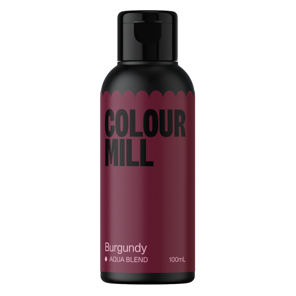 Colour mill oil based food colouring burgundy 100ml