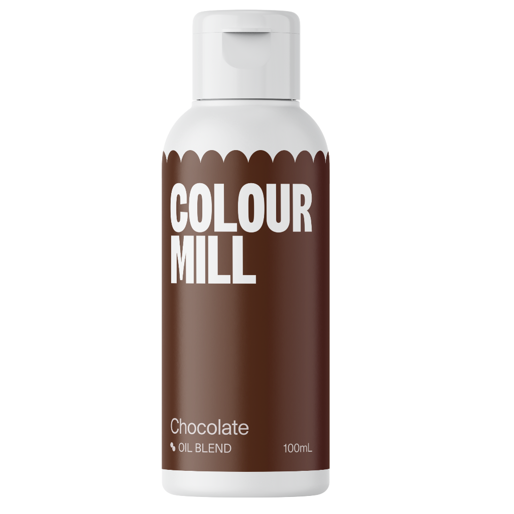 Colour mill oil based food colouring - chocolate brown 100ml