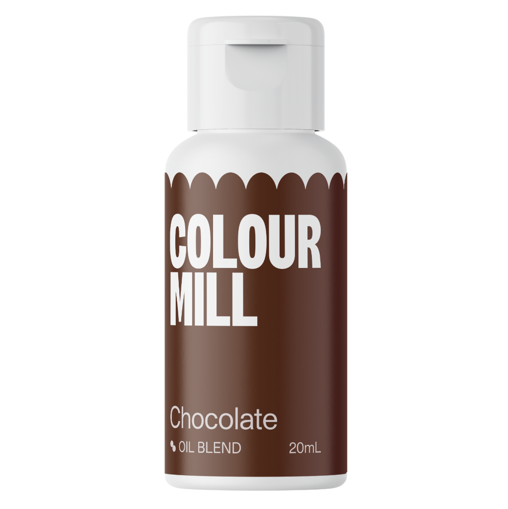 Colour mill oil based food colouring - chocolate brown 20ml