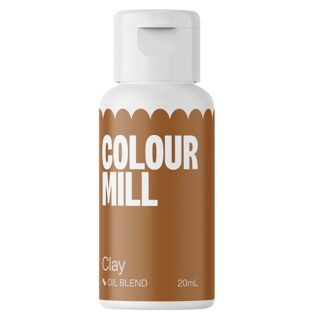 Colour mill oil based food colouring 20ml clay